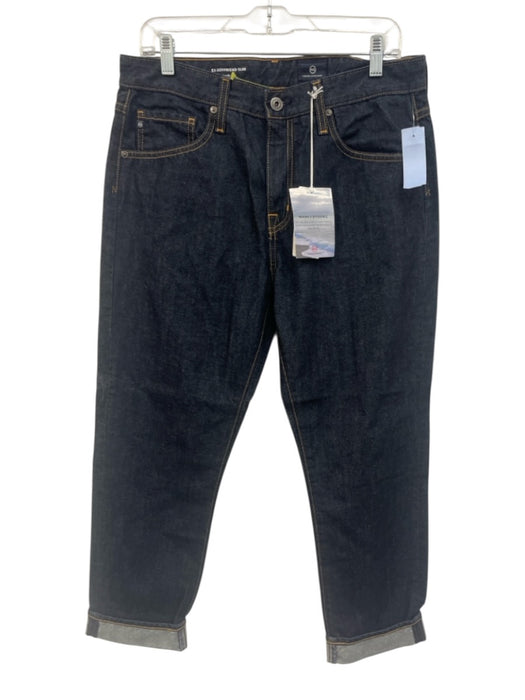 AG Adriano Goldschmied Size 29 Dark Wash Cotton Denim Zip Fly High Rise Jeans Dark Wash / 29