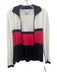 Exclusively Misook Size XS Black, White, Pink Acrylic Long Sleeve Cardigan Black, White, Pink / XS