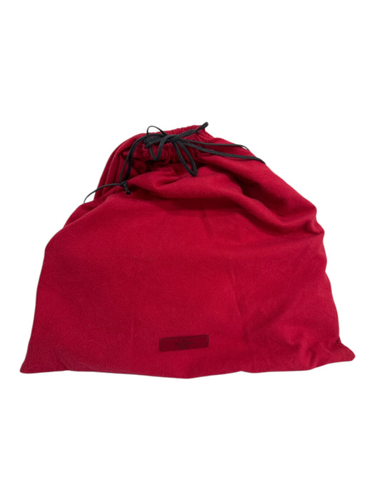 Valentino Garavani Black & Gold Leather Rockstud Turn Lock Tote Bag Black & Gold / M