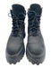 Timberland Shoe Size 8 Black Nubuck Lug Sole lace up Platform Combat Boots Black / 8