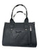 Wrangler Black Leather Top Handles Whipstitch Cow Print Bag Black