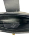 Coach Black Leather goldtone hardware Twist Close Bag Black