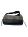 Marc Jacobs Black & Beige Cotton & Polyester Monogram Zip Close Bag Black & Beige