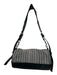 Marc Jacobs Black & Beige Cotton & Polyester Monogram Zip Close Bag Black & Beige