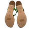 Kate Spade Shoe Size 9.5 Green Leather Flip Flop Bow Detail Sandals Green / 9.5