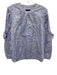 J Crew Size M Blue & White Cotton Long puff sleeve Floral Print 1/4 Button Top Blue & White / M