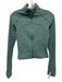 Lululemon Size 4 Sage green Nylon Blend Long Sleeve Mock Neck Ribbed Jacket Sage green / 4