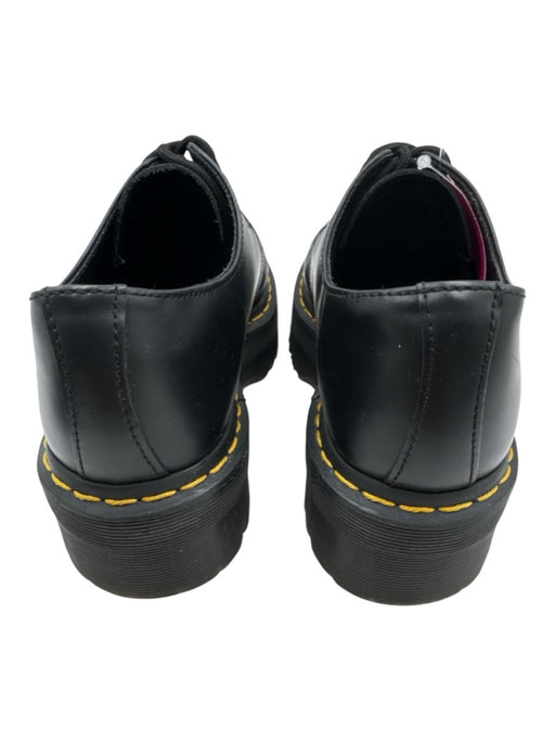 Dr. Martens Shoe Size 8 Black Leather Lace Up Platform Shoes Black / 8