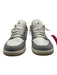 Jordan Shoe Size 12 Gray & White Leather Two Tone Sneaker Men's Shoes Gray & White / 12