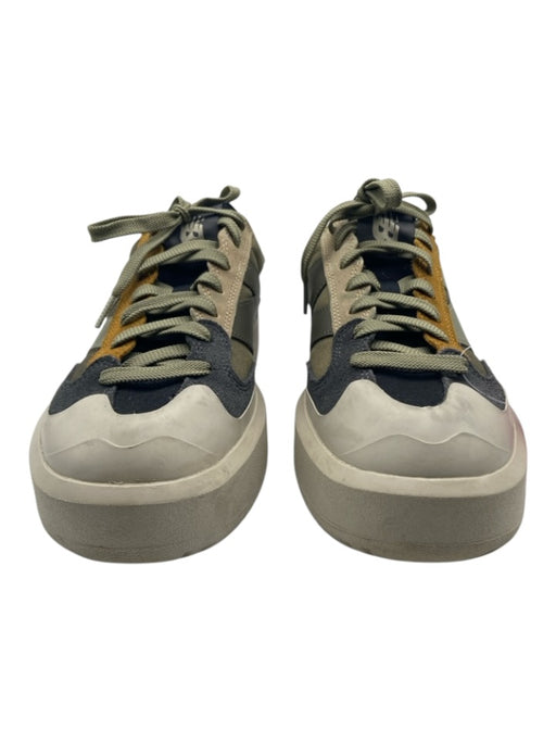 New Balance Shoe Size 8 AS IS Gray & Green Canvas Multi Color Face Sneaker Shoes Gray & Green / 8