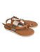 Cole Haan Shoe Size 8 Brown Leather Slingbacks toe strap Almond Toe Flat Shoes Brown / 8