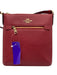Coach Red Coated Leather Zip Close Crossbody Bag Red / S/M