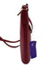 Coach Red Coated Leather Zip Close Crossbody Bag Red / S/M