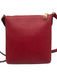Coach Red Coated Leather Zip Close Crossbody Bag Red / S/M