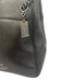 Coach Black Pebbled Leather Shoulder Bag Zip Close silver hardware Bag Black / S/M