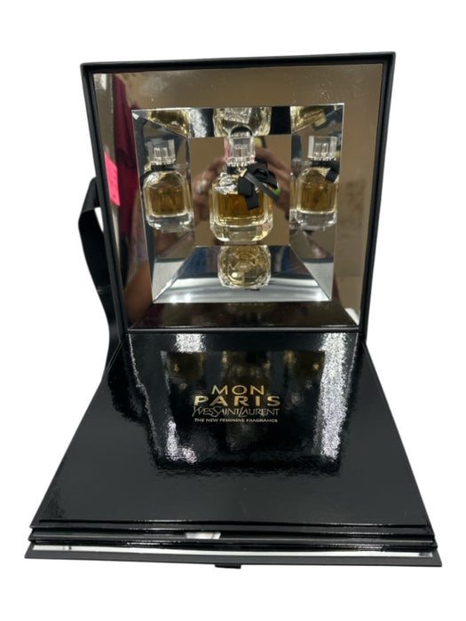 Yves Saint Laurent Yellow Glass Spray Bow Detail Eau de Parfum Perfume Yellow