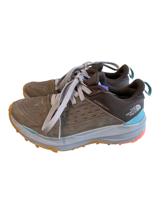 The North Face Shoe Size 7.5 Brown & Blue Fabric Sneaker Lace Up Hiking Shoes Brown & Blue / 7.5