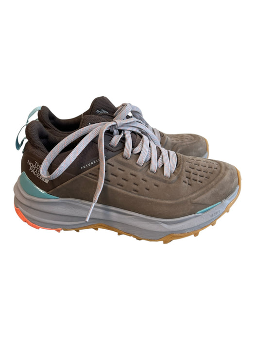 The North Face Shoe Size 7.5 Brown & Blue Fabric Sneaker Lace Up Hiking Shoes Brown & Blue / 7.5