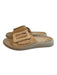 Igi&Co Shoe Size 37 Brown Suede Flat Slide Buckle Detail Platform Shoes Brown / 37