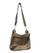 Hammitt Taupe Suede Silver Hardware Crossbody Double Strap Zip Close Bag Taupe / Medium