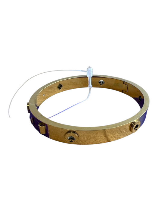 Kate Spade Gold Metal Lock Closure Bracelet Jewelry Gold