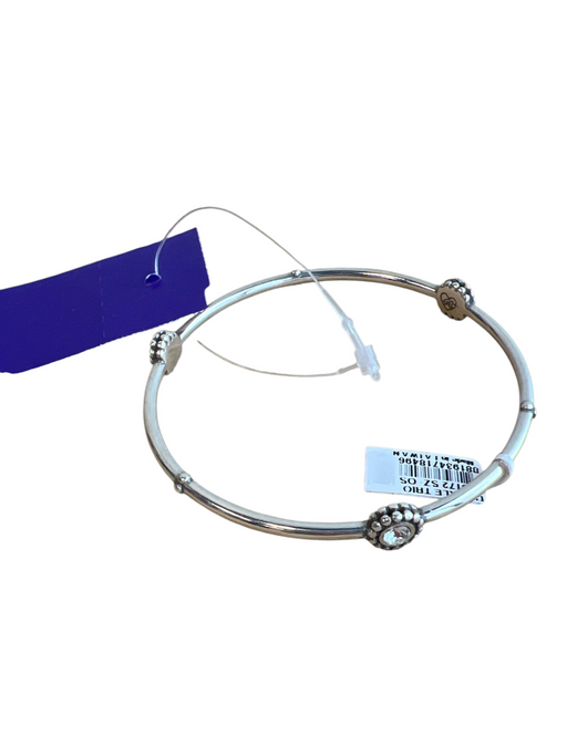 Brighton Silver Metal Bangle Diamonds Jewelry Silver