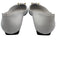 Chanel Shoe Size 39 Black & White Leather Upper Gold Tone Details Flat Pumps Black & White / 39