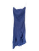 Free People Size S Purple Cotton Blend Built in bra Strapless Side Buttons Dress Purple / S
