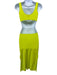 Solid & Striped Size XS Lime Green Viscose Blend Cut Out Sleeveless Slits Dress Lime Green / XS
