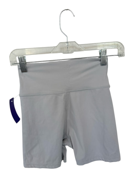 Daily Drills Size S Grey Spandex High Waisted Athletic Shorts Grey / S