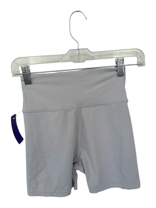 Daily Drills Size S Grey Spandex High Waisted Athletic Shorts Grey / S