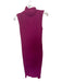 House of Harlow Size M Purple Pima Cotton Blend Mock Neck Cap Sleeve Maxi Dress Purple / M