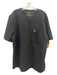 Figs Size XXL Black V Neck Short Sleeve pocket Top Black / XXL