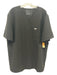 Figs Size XXL Black V Neck Short Sleeve pocket Top Black / XXL
