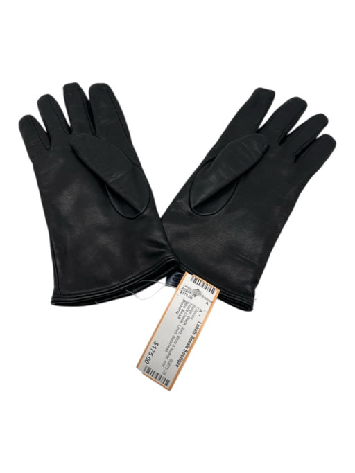 Burberry Beige, Black, Red Wool & leather Knit Nova Check Lined Gloves Beige, Black, Red