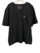 Figs Size XXL Black Poly Blend Short Sheer Sleeve V Neck Scrubs Top Black / XXL