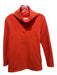 Dudley Stephens Size M Orange Polyester Mock Neck Long Sleeve pull over Sweater Orange / M