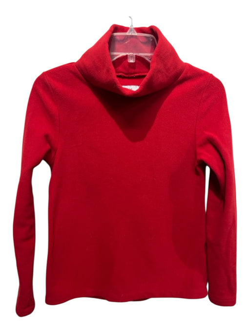 Dudley Stephens Size M Red Polyester Mock Neck Long Sleeve pull over Sweater Red / M