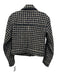Avec Les Filles Size XS Black, Tan, Silver Wool Blend Long Sleeve Cropped Jacket Black, Tan, Silver / XS