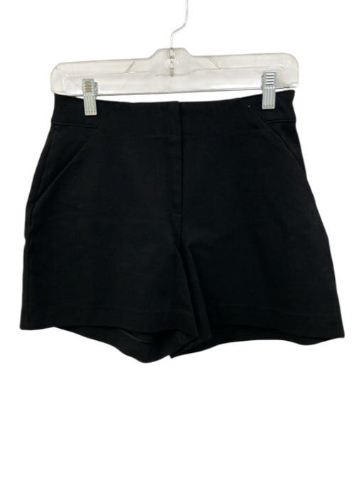 Spanx Size S Black Rayon Blend High Rise Pull On Shorts Black / S