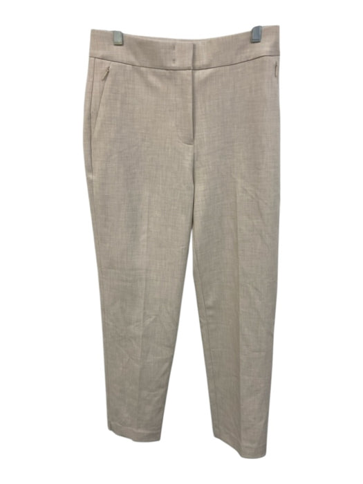Spanx Size S Beige Polyester Blend Heathered High Rise pleat front Trouser Pants Beige / S