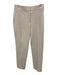 Spanx Size S Beige Polyester Blend Heathered High Rise pleat front Trouser Pants Beige / S