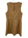 Spanx Size S Camel Tan Polyester Blend Heathered Welt Pockets Knee length Dress Camel Tan / S