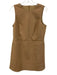 Spanx Size S Camel Tan Polyester Blend Heathered Welt Pockets Knee length Dress Camel Tan / S