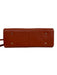 Frederic Paris Rust Orange Grained Leather Gold hardware Top Handle Satchel Bag Rust Orange / M