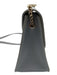 Furla Gray Leather Flap Push Clasp Crossbody Bag Gray / Small