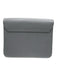 Furla Gray Leather Flap Push Clasp Crossbody Bag Gray / Small