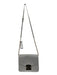 Furla Gray Leather Flap Push Clasp Crossbody Bag Gray / Small
