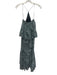 Cinq a Sept Size 8 Blue & Black Polyester Sleeveless Spaghetti Strap Dress Blue & Black / 8