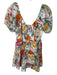 Chelsea & Violet Size M White & Multi Linen Blend Lined Flora & Fauna Dress White & Multi / M